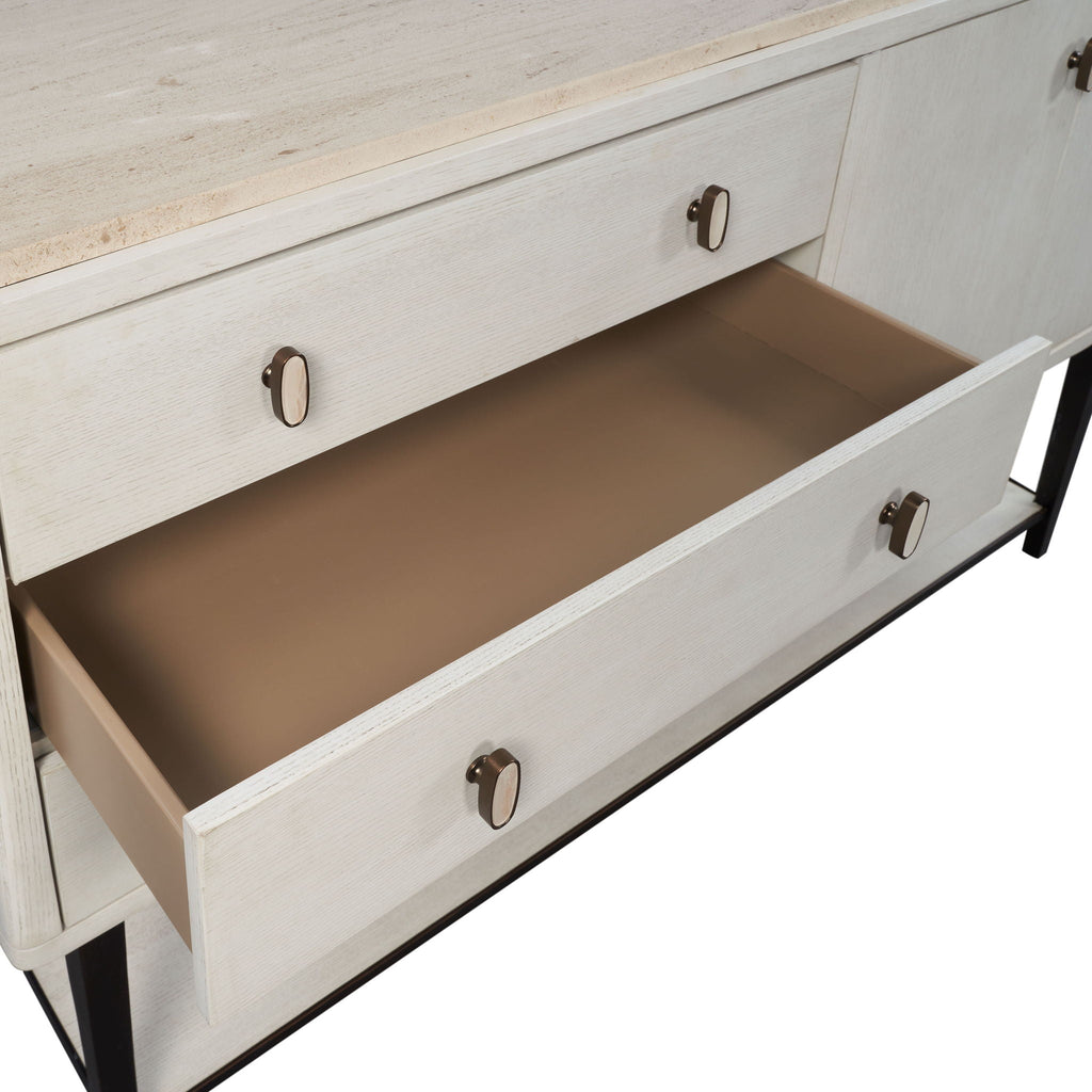 Server With Base - White