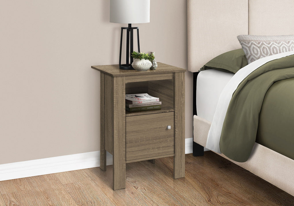 Accent Nightstands with Storage and Transitional Style
