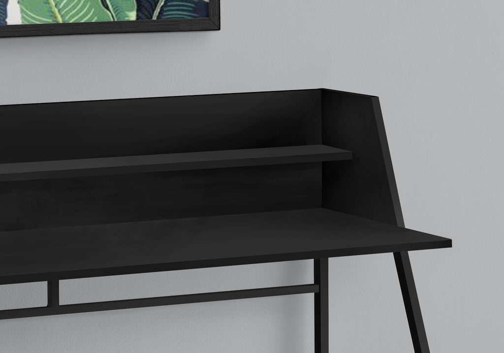 Computer Desk for Home Office Laptop with Storage Shelves, Contemporary & Modern