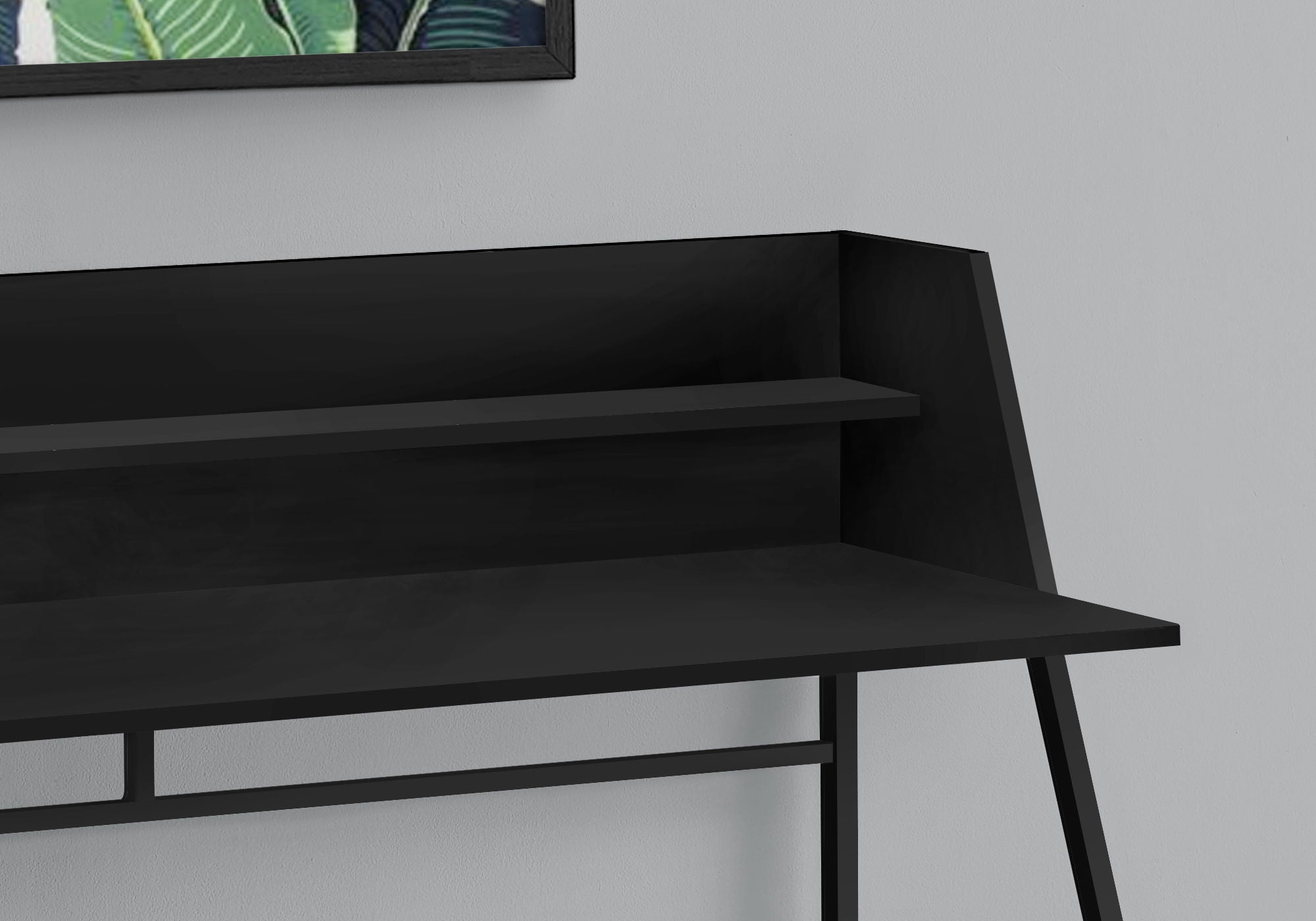 Computer Desk for Home Office Laptop with Storage Shelves, Contemporary & Modern