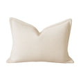 Homey Cozy Comfort Textured Throw Pillow - Ivory