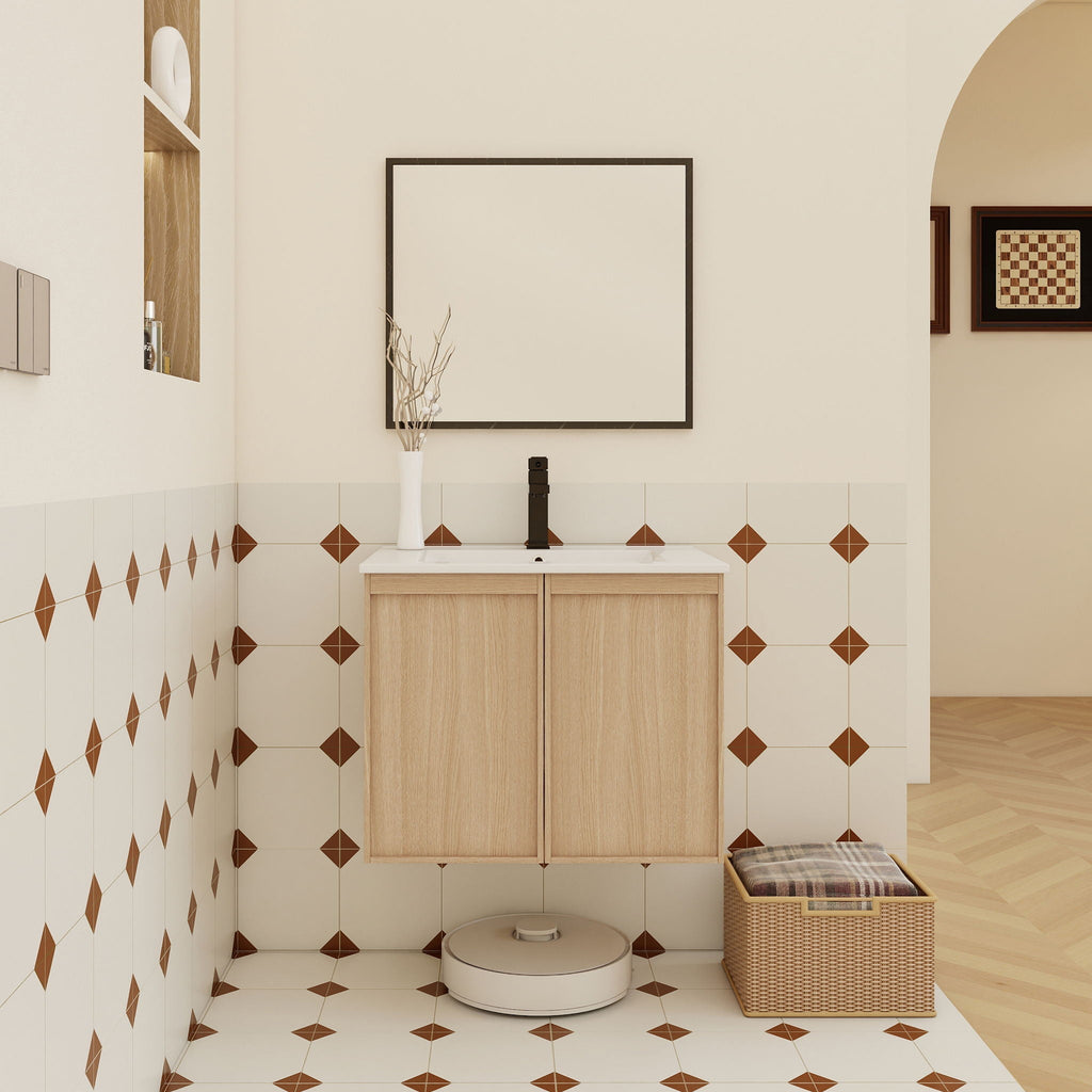 Floating Bathroom Vanity With Sink Combo