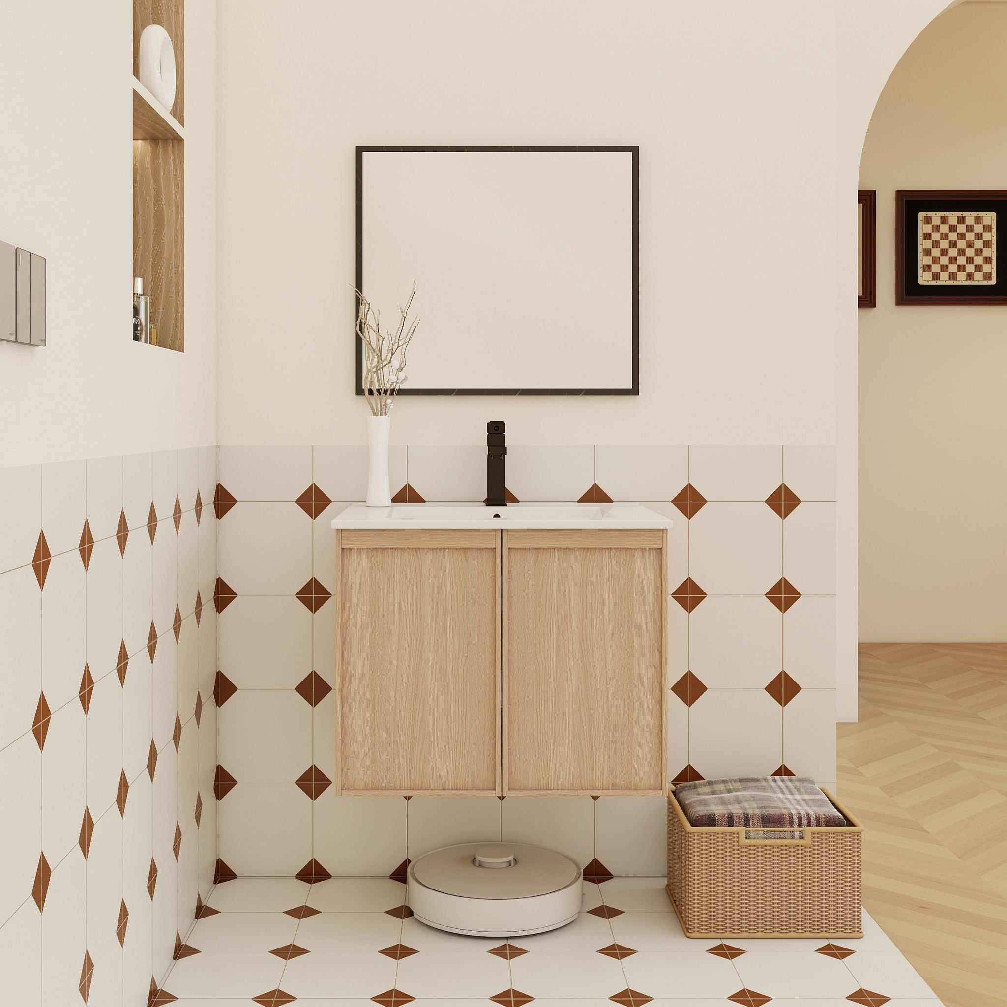 Floating Bathroom Vanity With Sink Combo