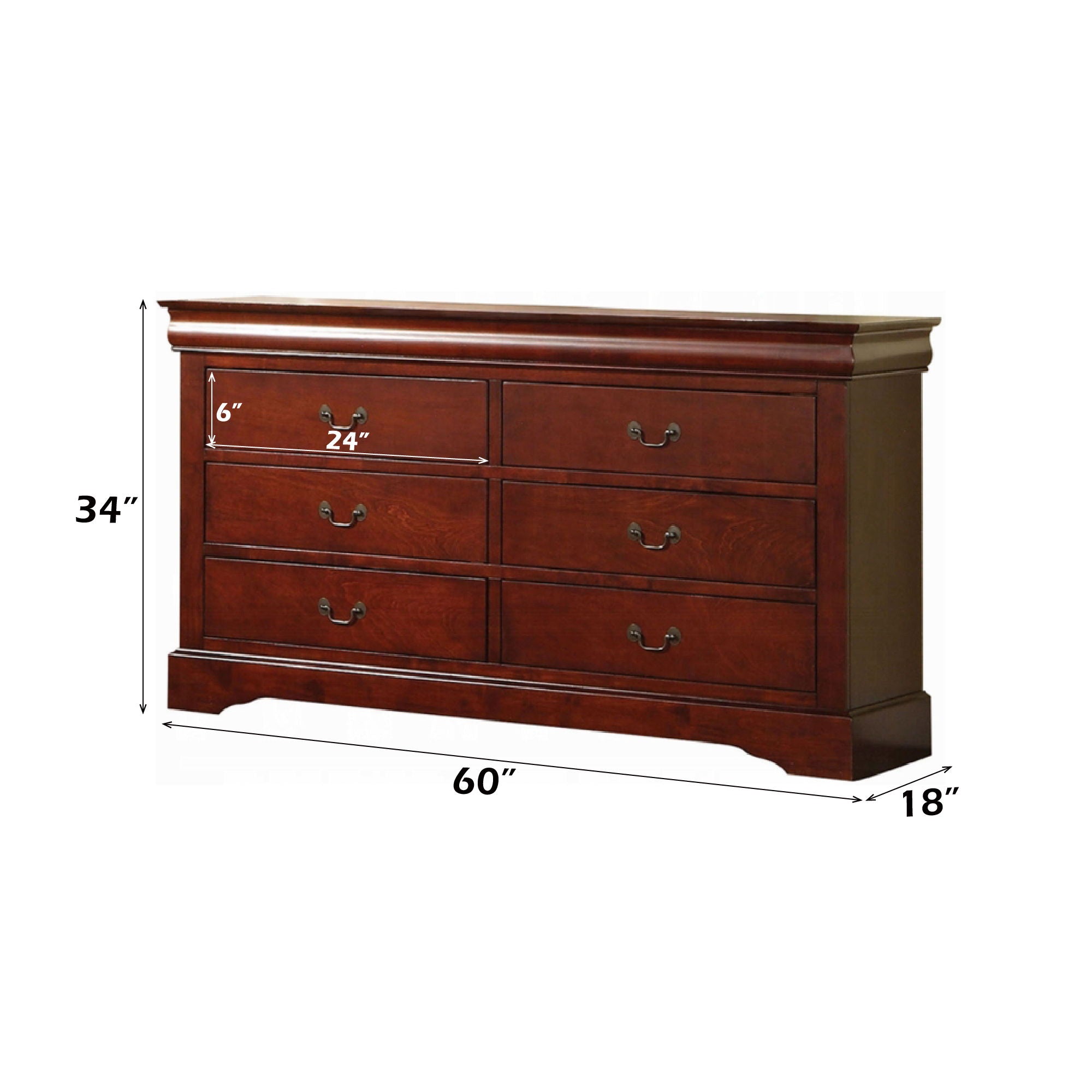 Louis Philippe III Dresser - Durable Construction