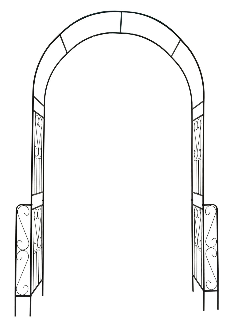 Metal Garden Arch Garden Arbor Trellis Climbing Plants Support Rose Arch Outdoor Arch