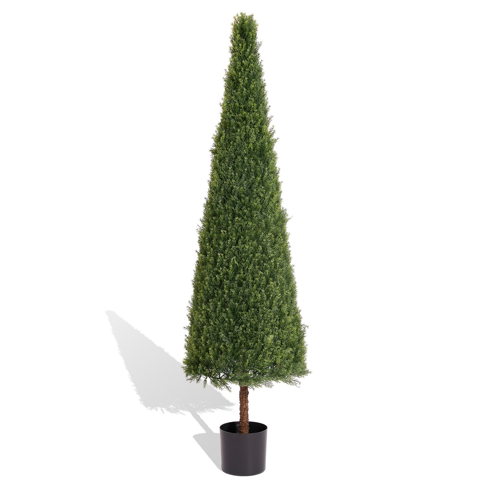 6FT Artificial Conical Topiary Tree UV Resistant Faux Cedar