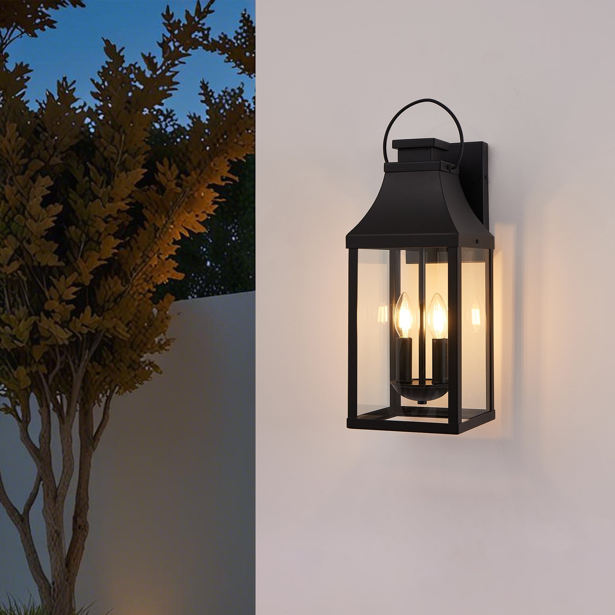 20" Outdoor Wall Light 2-Pack