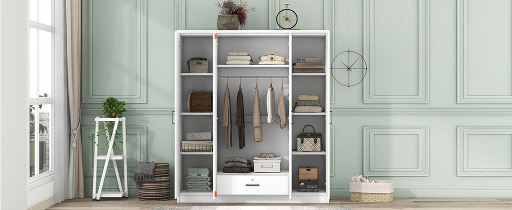 4 Door Wardrobe With 1 Drawer