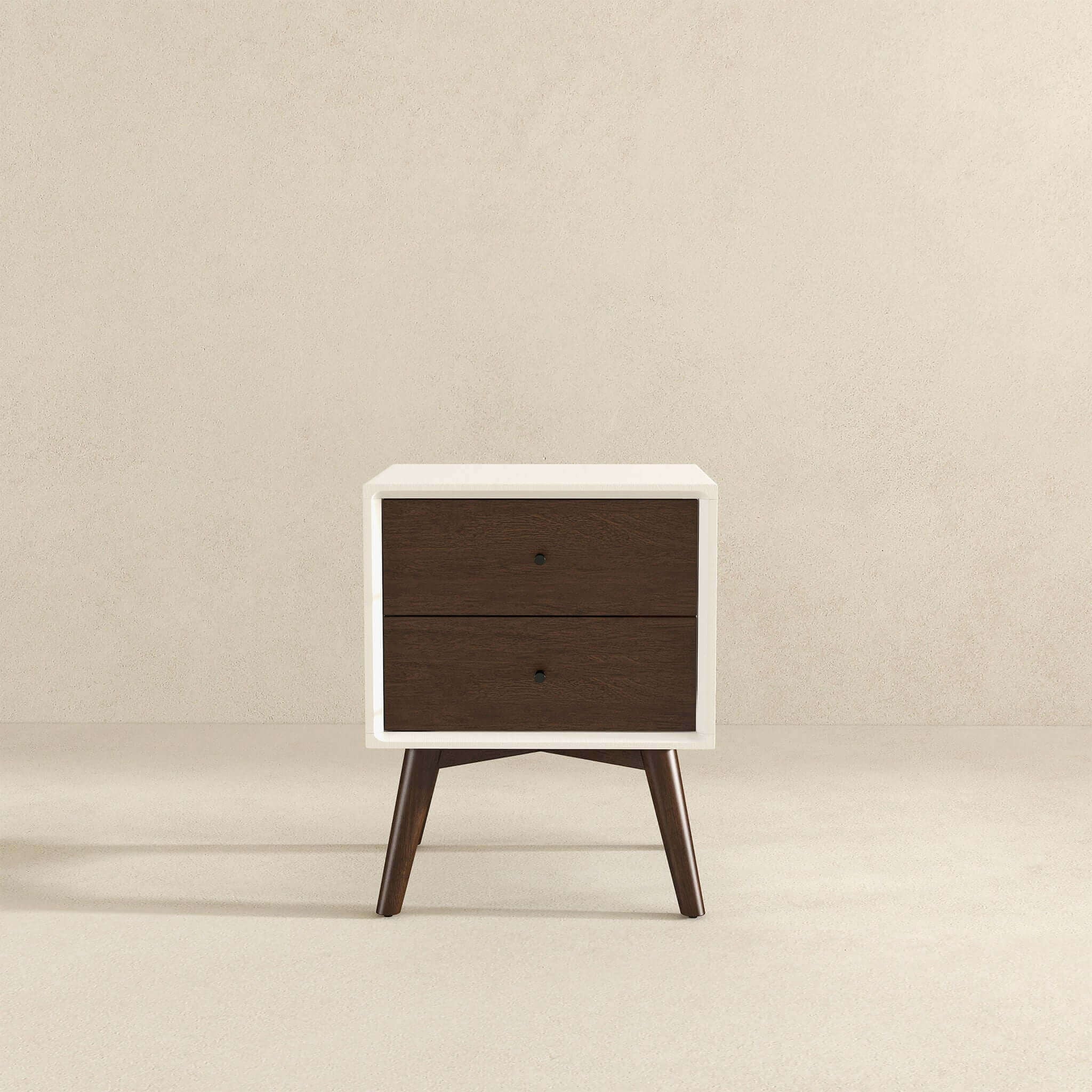 Caroline - Mid-Century Modern Style Night Stand 2 Drawer