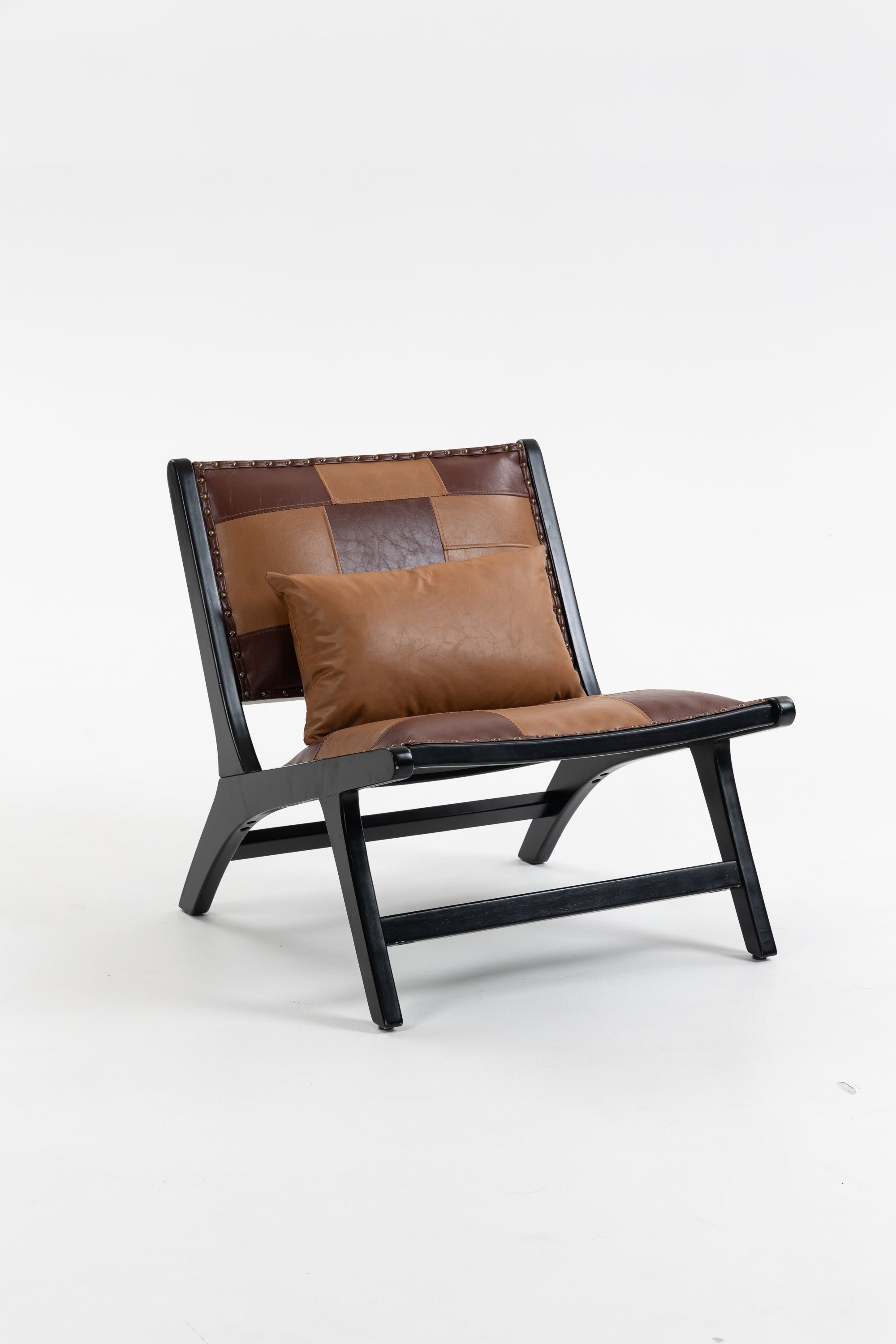 Modern Boho Accent Chair for Living Room, Mid Century Lounge Chair