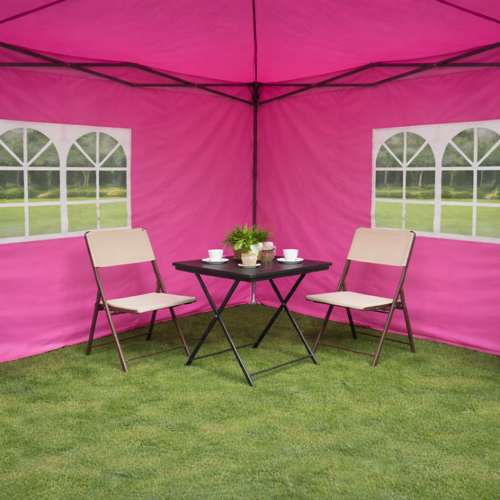 Outdoor 10x10 Ft Pop Up Gazebo Canopy Tent with Removable Sidewalls