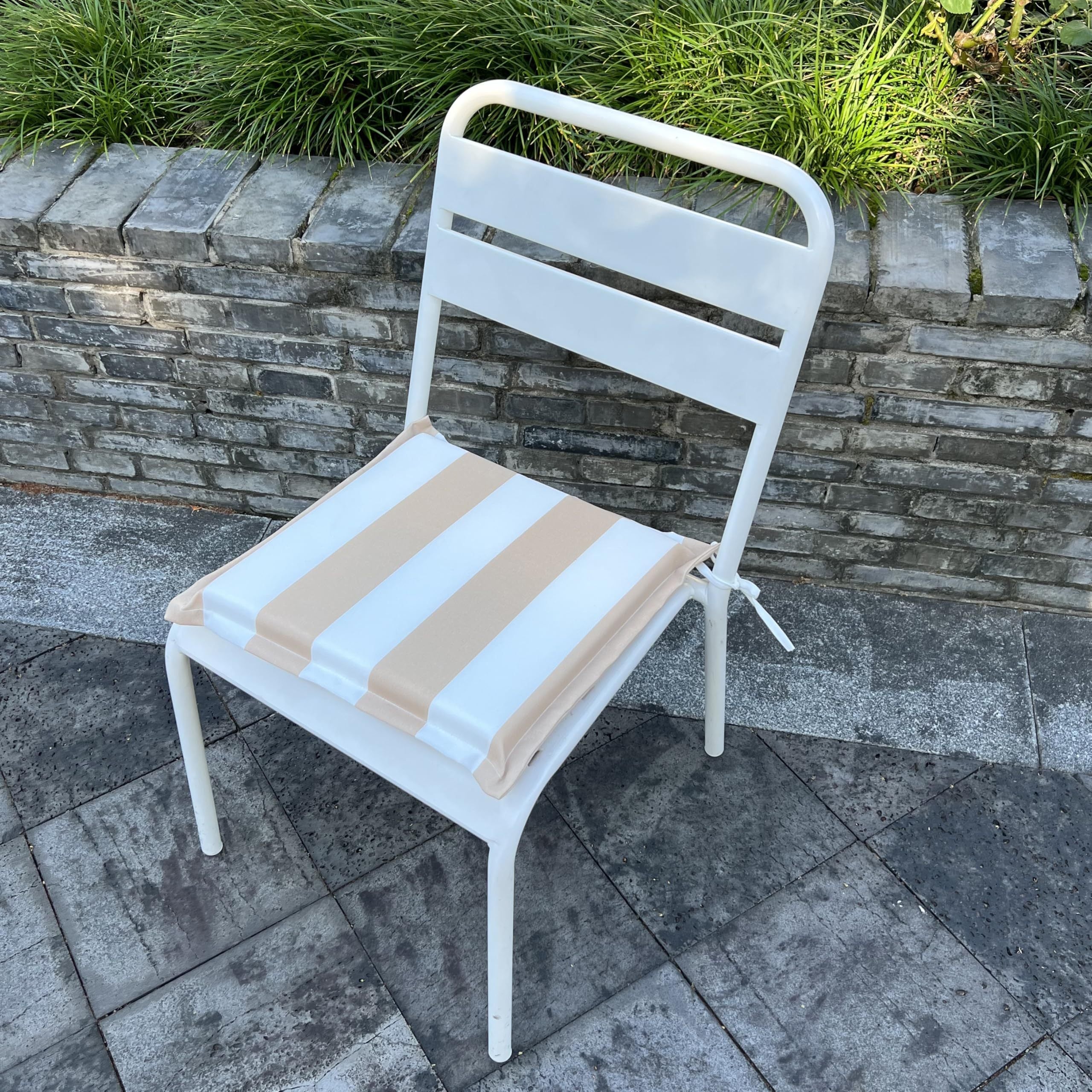 4PCS Outdoor Patio Seat Cushion Replacement with Ties