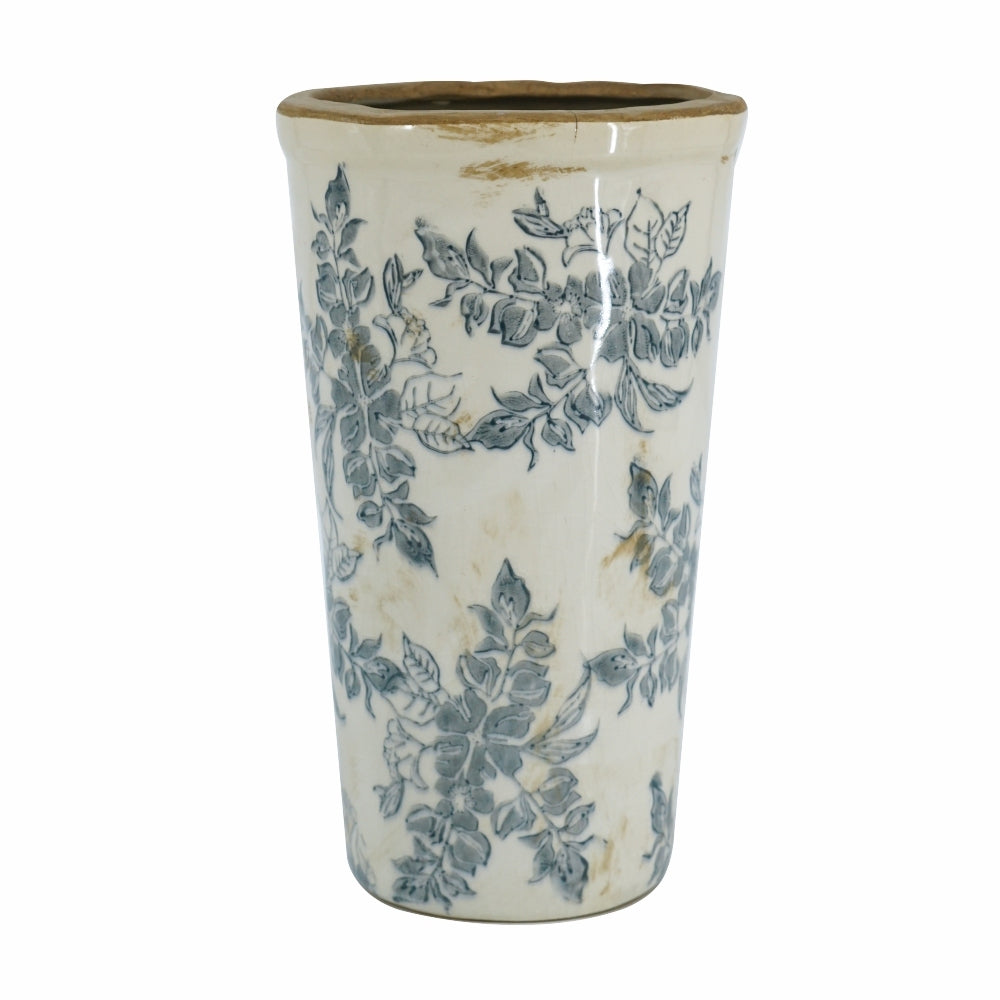5.3x5.3x9.6' Flower Vase with Wide Mouth