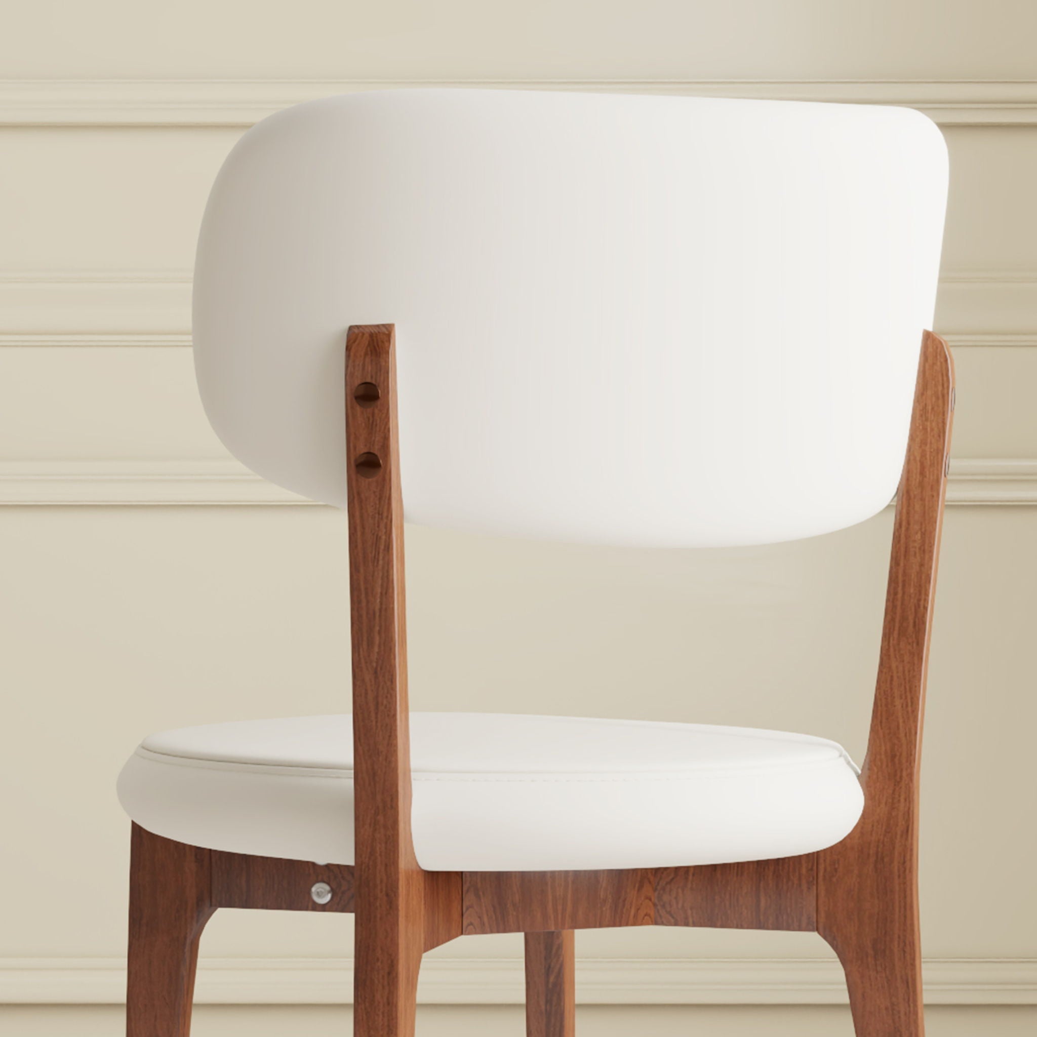 Modern Dining Chairs, Comfortable For Dining Room (Set of 2) - Orange