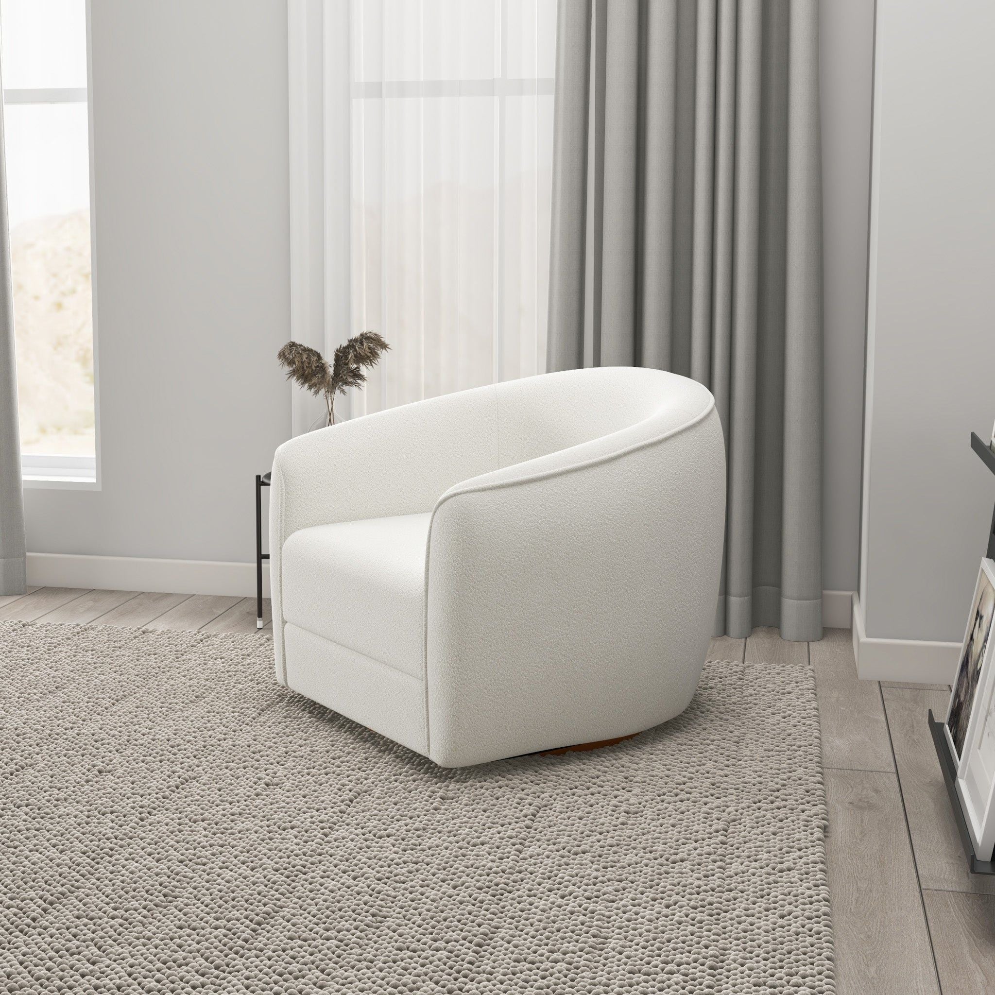Elise - Mid-Century Modern Swivel Chair