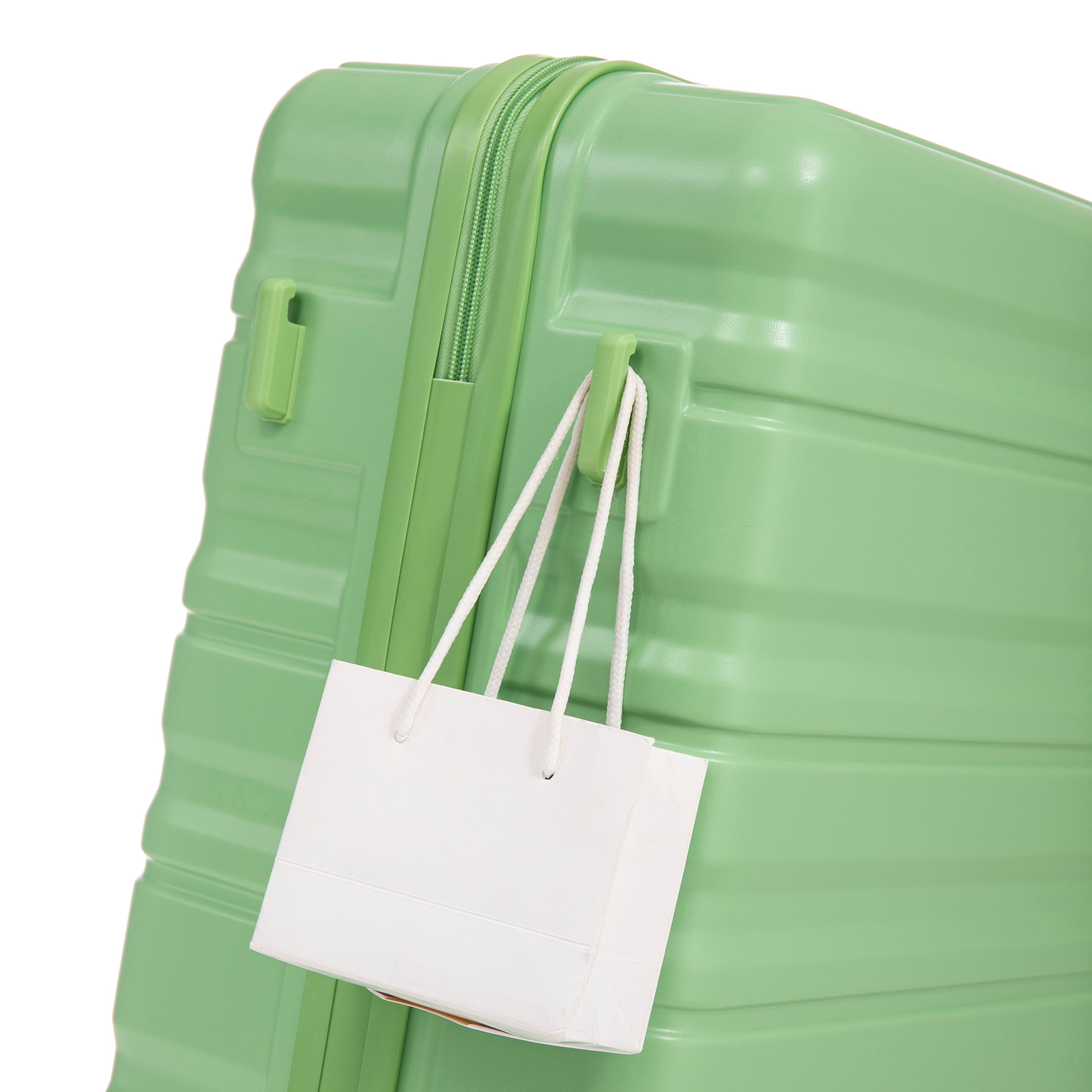 HIFINE Tourist 3-Piece Spinner Wheel Luggage Set in Green