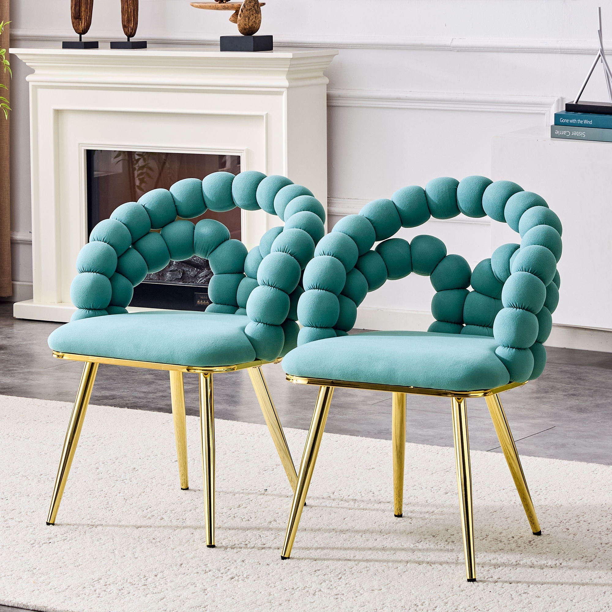 Puffy Bubble Ball Chain Chairs for Dining Room