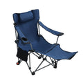 Outdoor Folding Adjustable Reclining Camping Chair with Cup Holder
