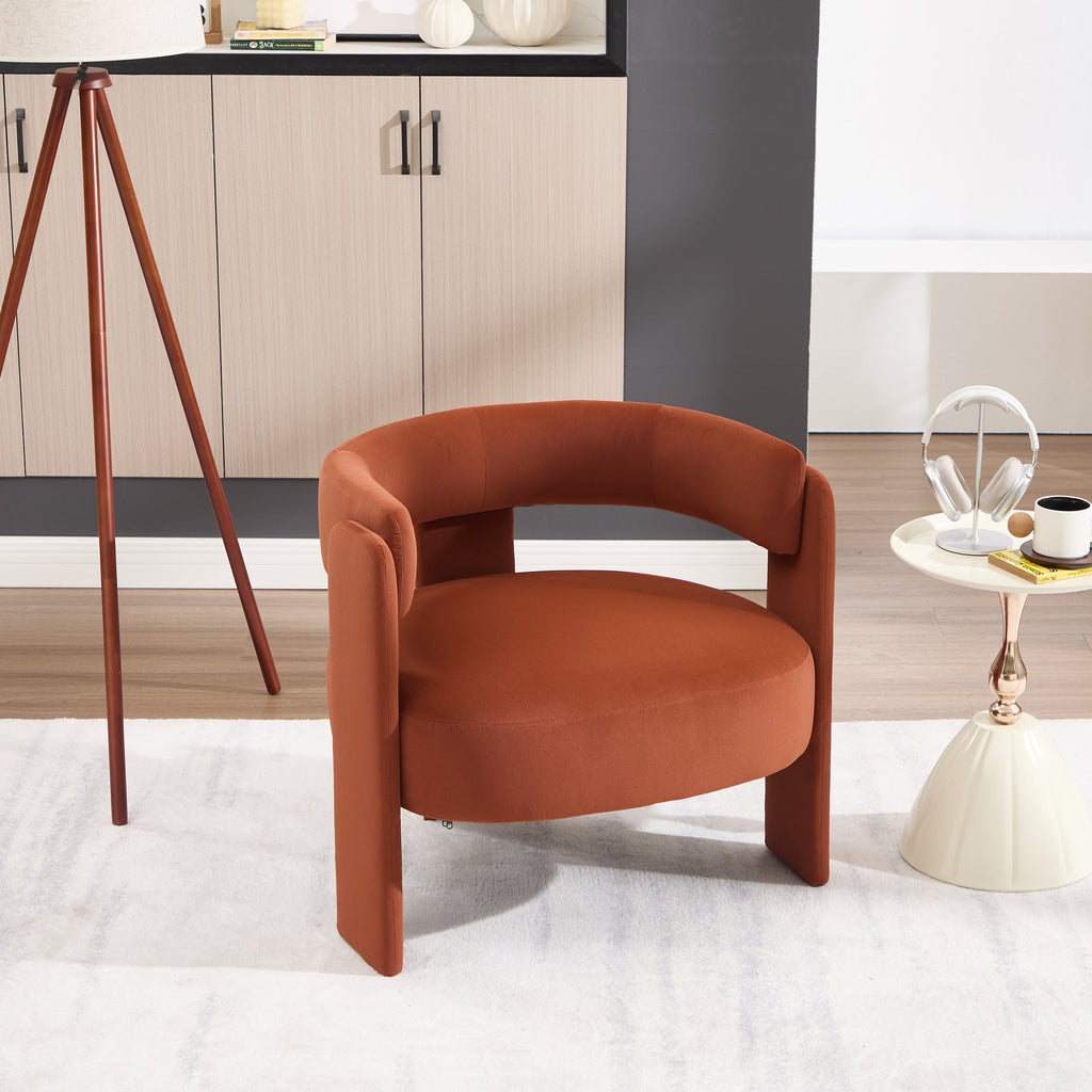 Accent Chair for Living Room, Velvet Comfy Single Sofa Chair