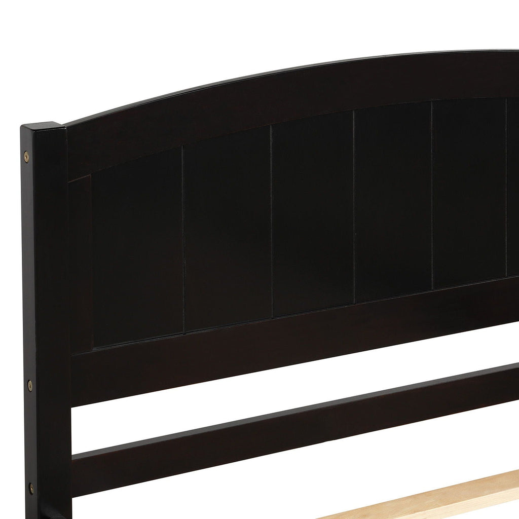 Platform Bed & Headboard, Footboard And Wood Slat Support