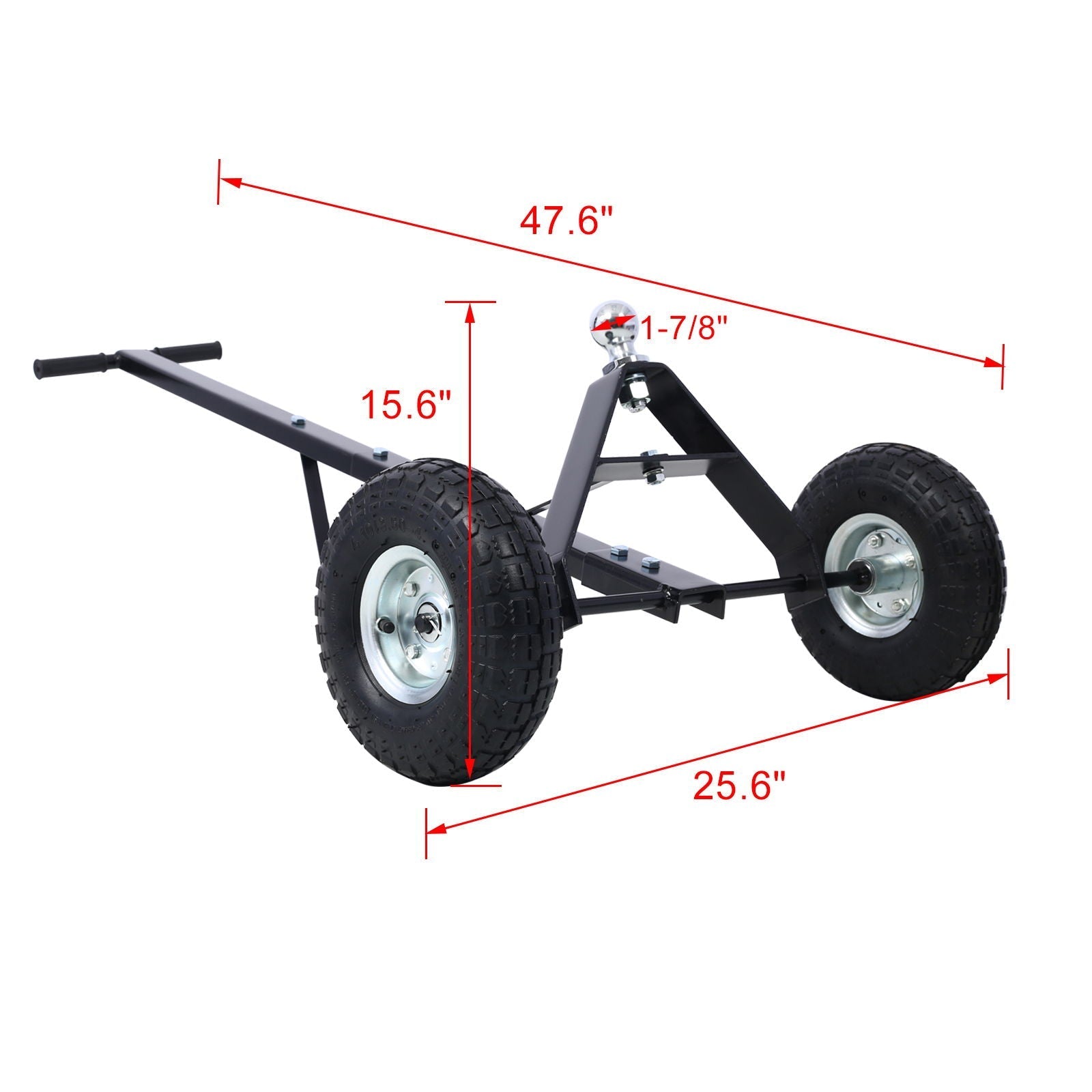 Heavy Duty Trailer Dolly With Pneumatic Tires