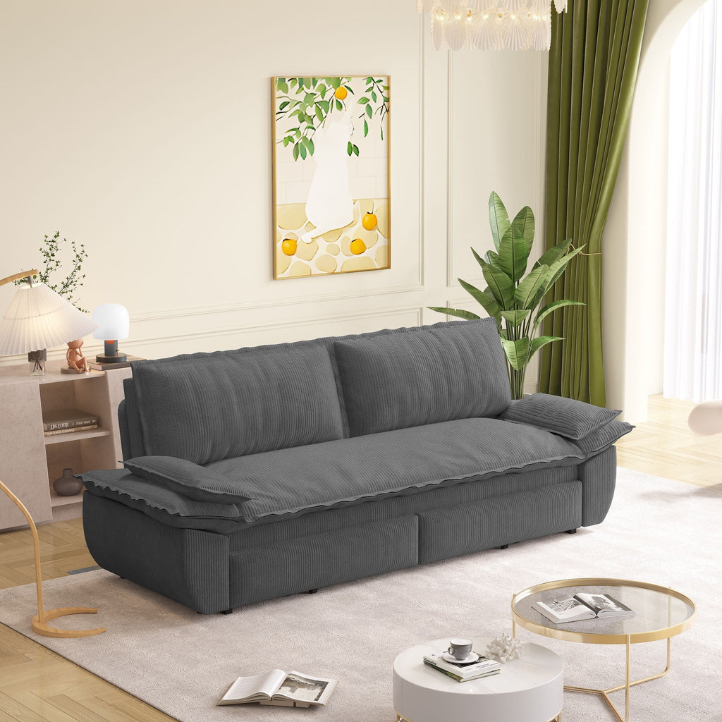 Pull Out 3-In-1 Convertible Sleeper Sofa
