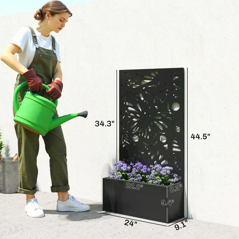 Stylish Plant Bed, Freestanding or Wall Mounted Plant Bed