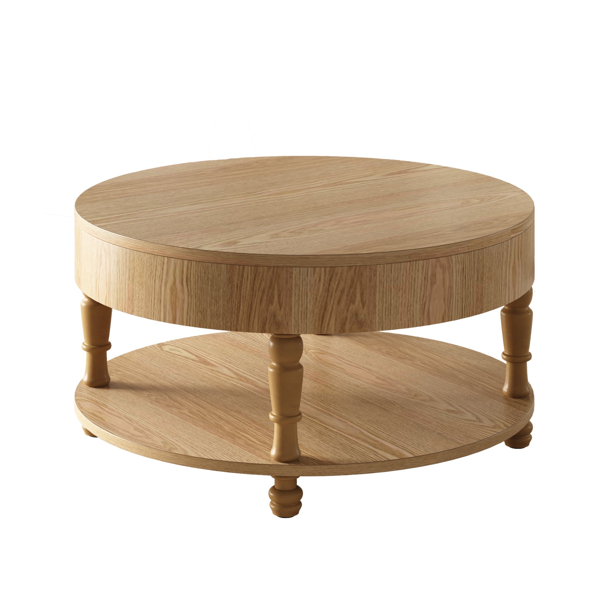 Coffee Table with Dual Storage for Living Room