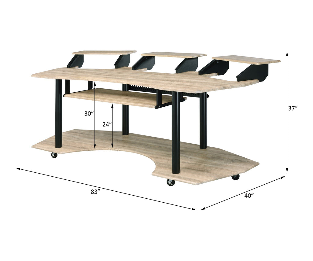 Eleazar Music Recording Studio Desk Wood