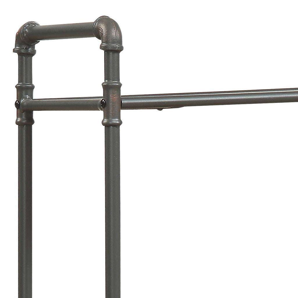 Itzel Antique Bookshelf - Gray / Oak
