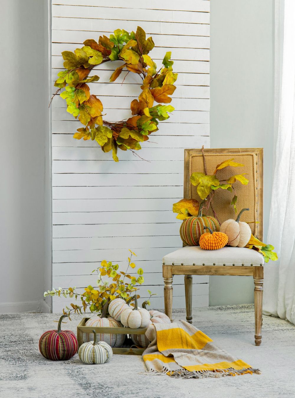 Weighted Pumpkin Ornament Decor For Holiday