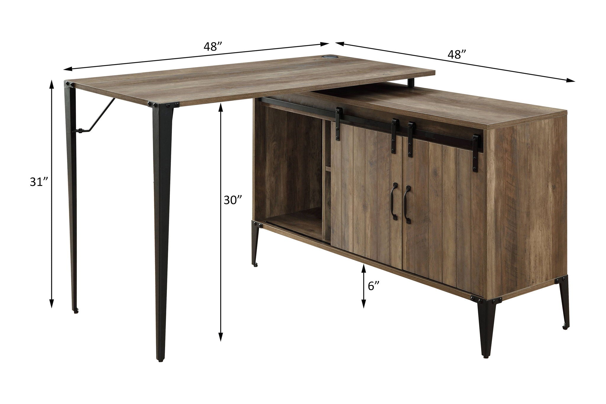 Zakwani Wood Writing Desk