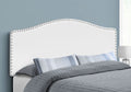 Queen Size Upholstered Bed Headboard - White, Transitional