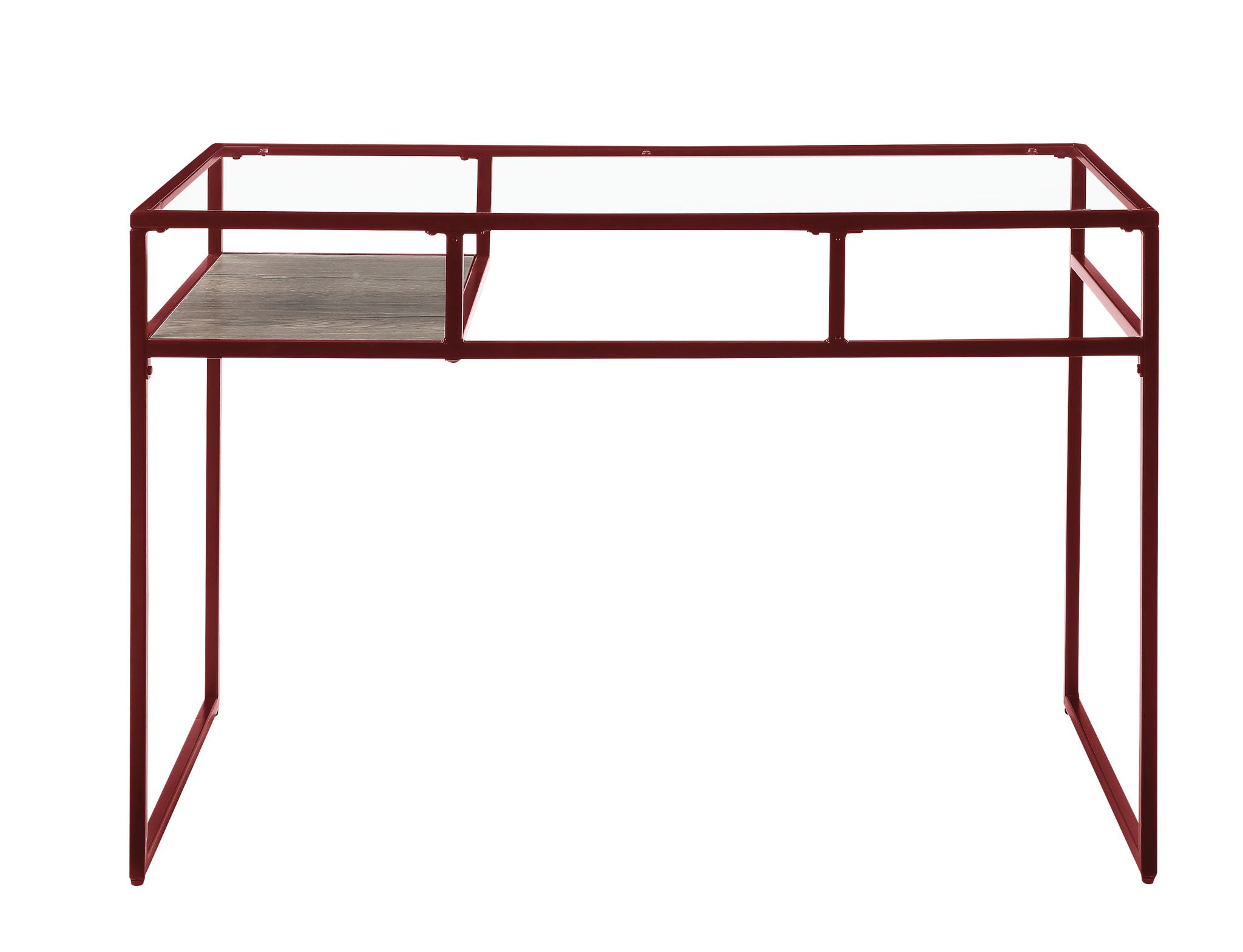 Yasin Glass Top Writing Desk