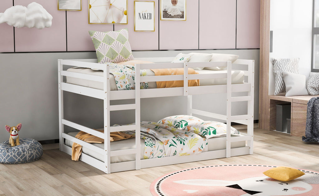 Solid Construction, Bunk Bed With Ladder