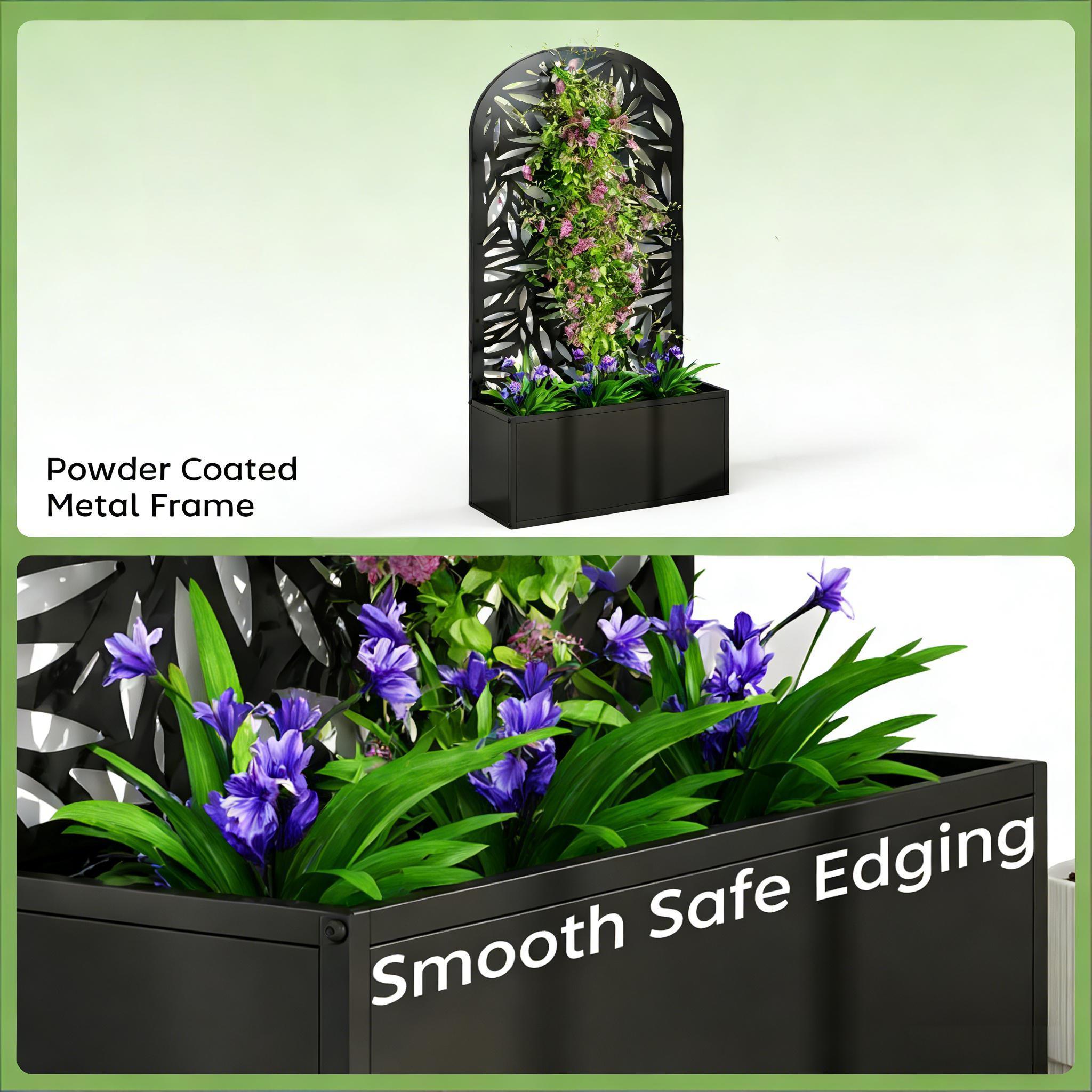 Curved Raised Garden Bed, Generous Planter Box, Versatile Garden Box