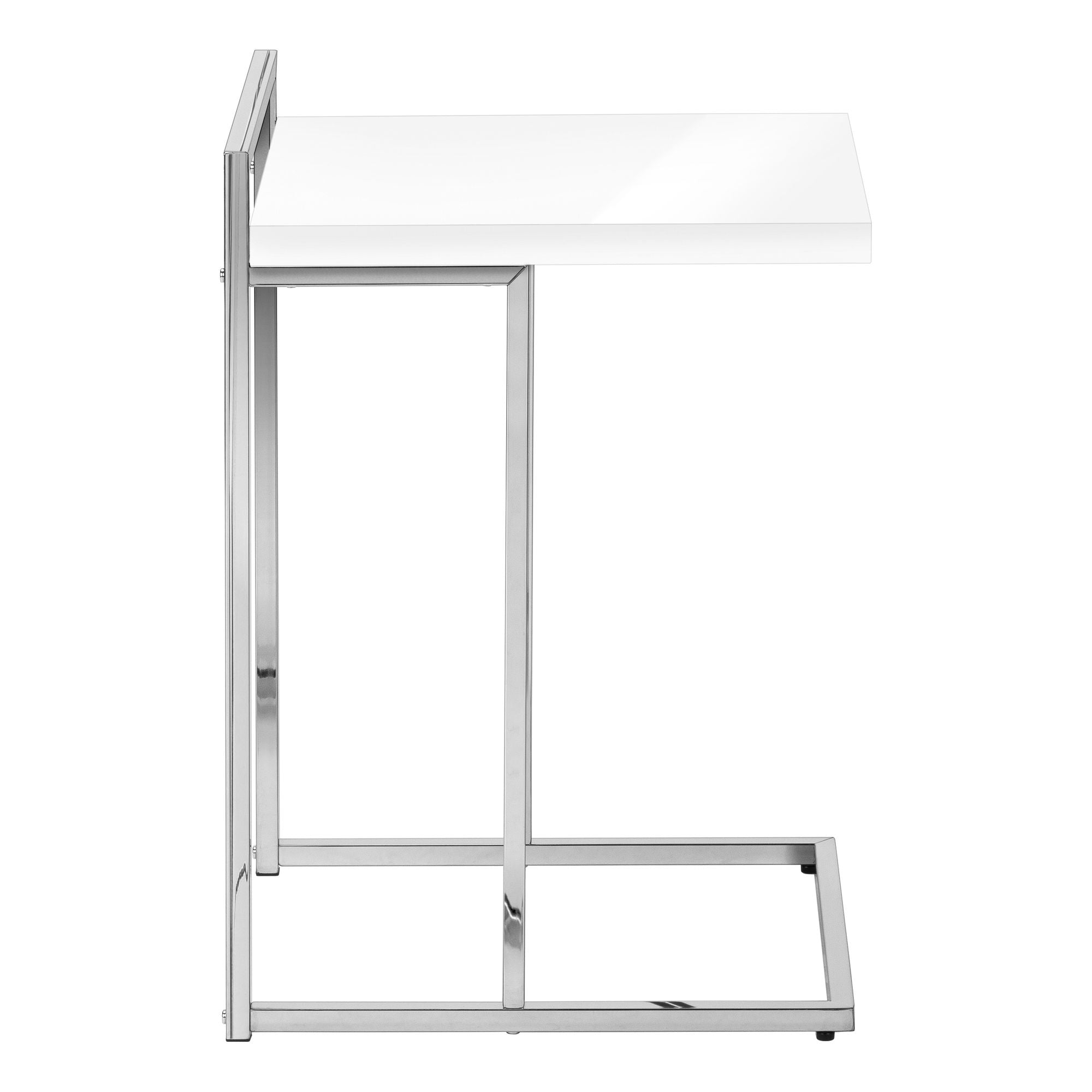 C-Shaped Accent Table, Contemporary & Modern
