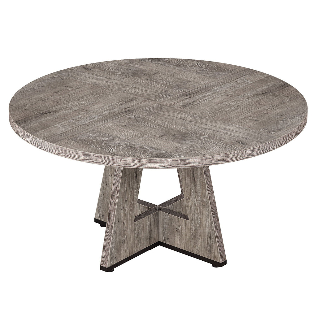 Round Dining Cross Base Kitchen Table
