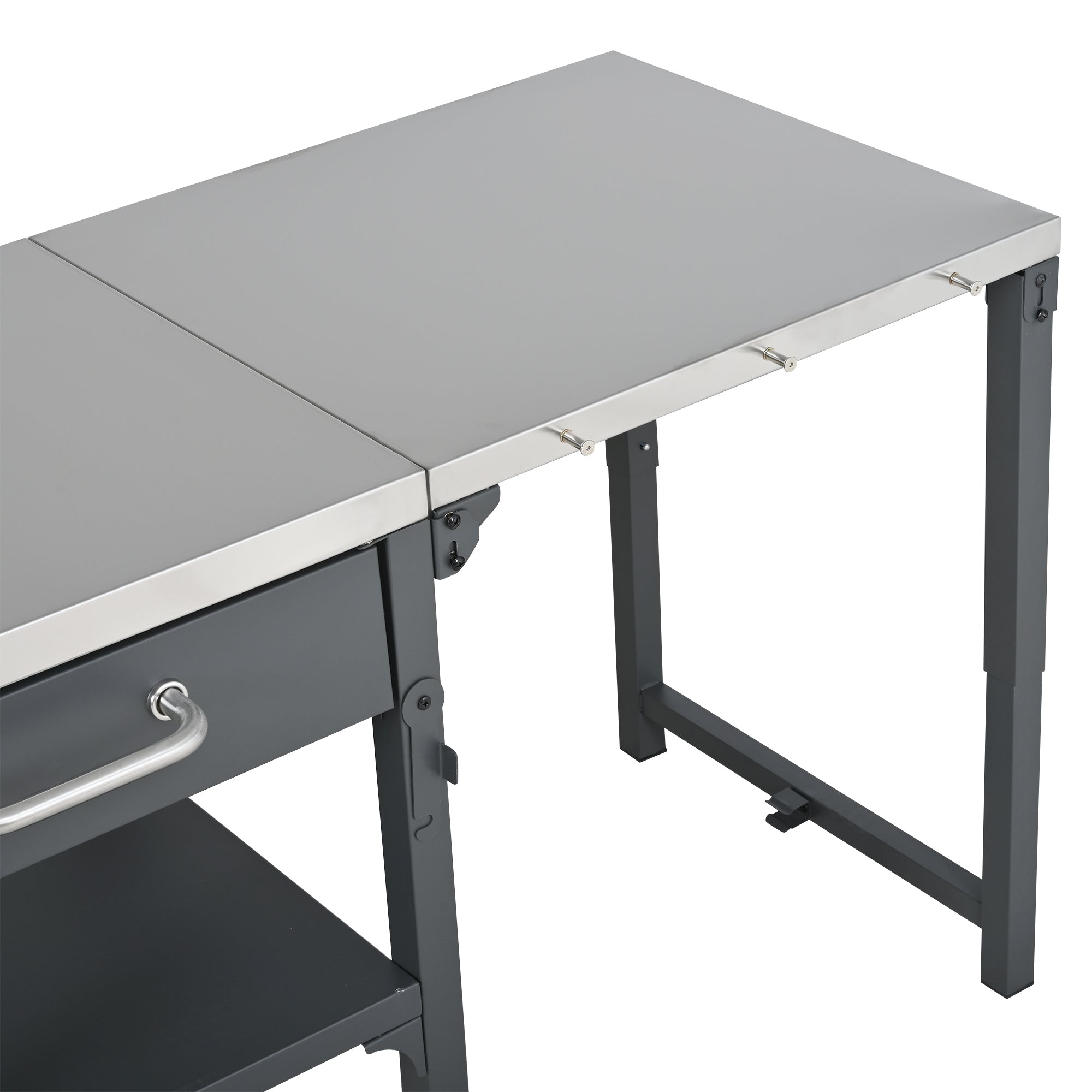 Outdoor Kitchen Cart Foldable Outdoor Prep Station