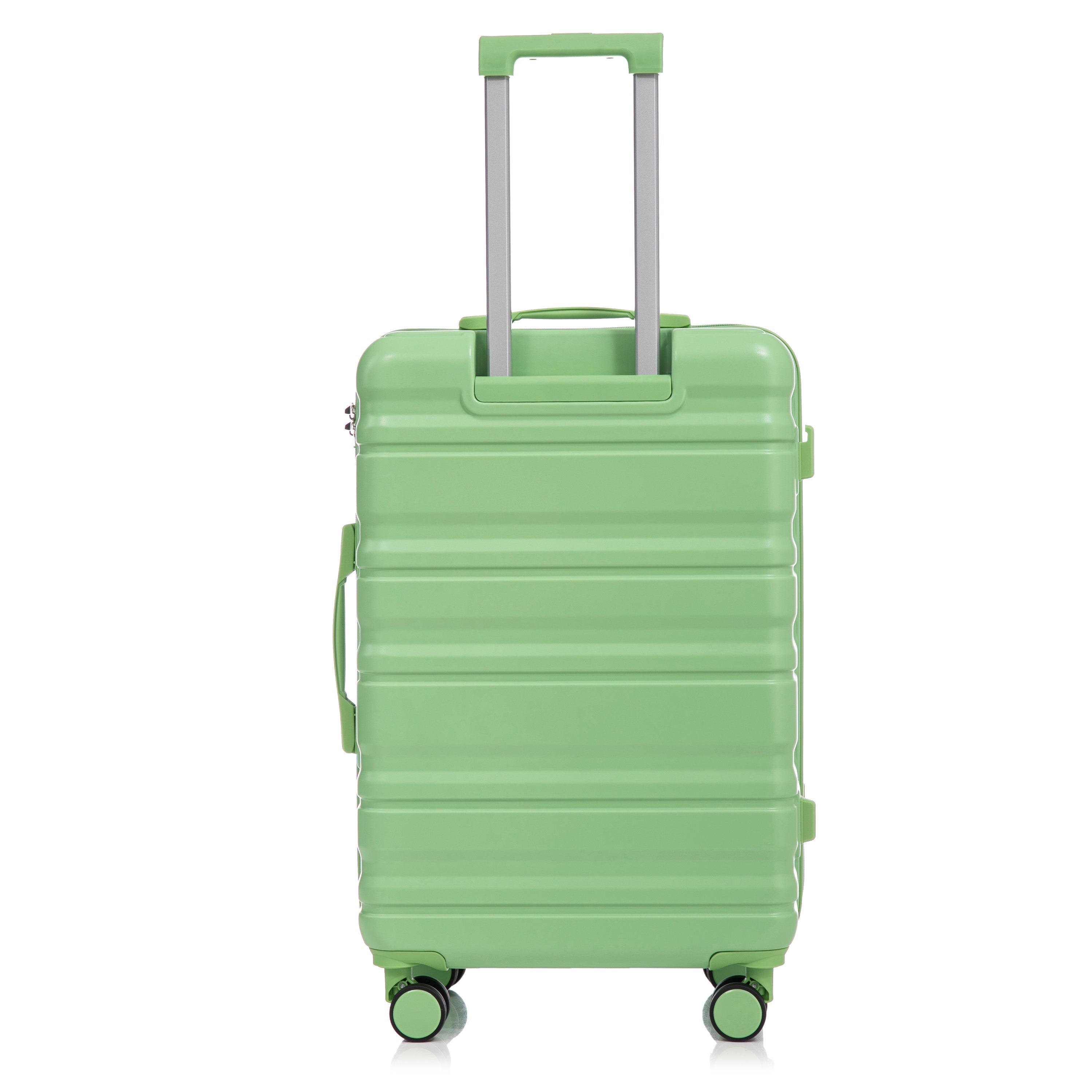 HIFINE Tourist 3-Piece Spinner Wheel Luggage Set in Green