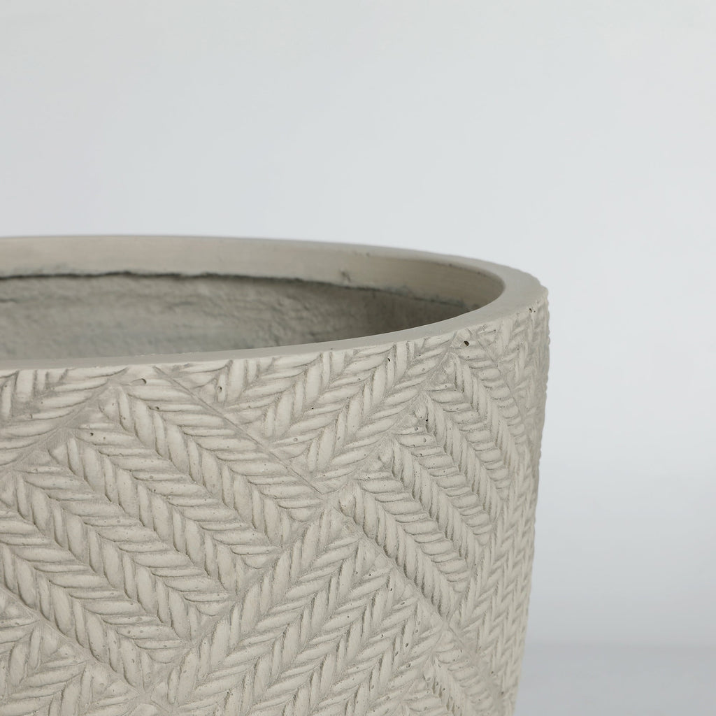 Round Concrete Planter Set of 2