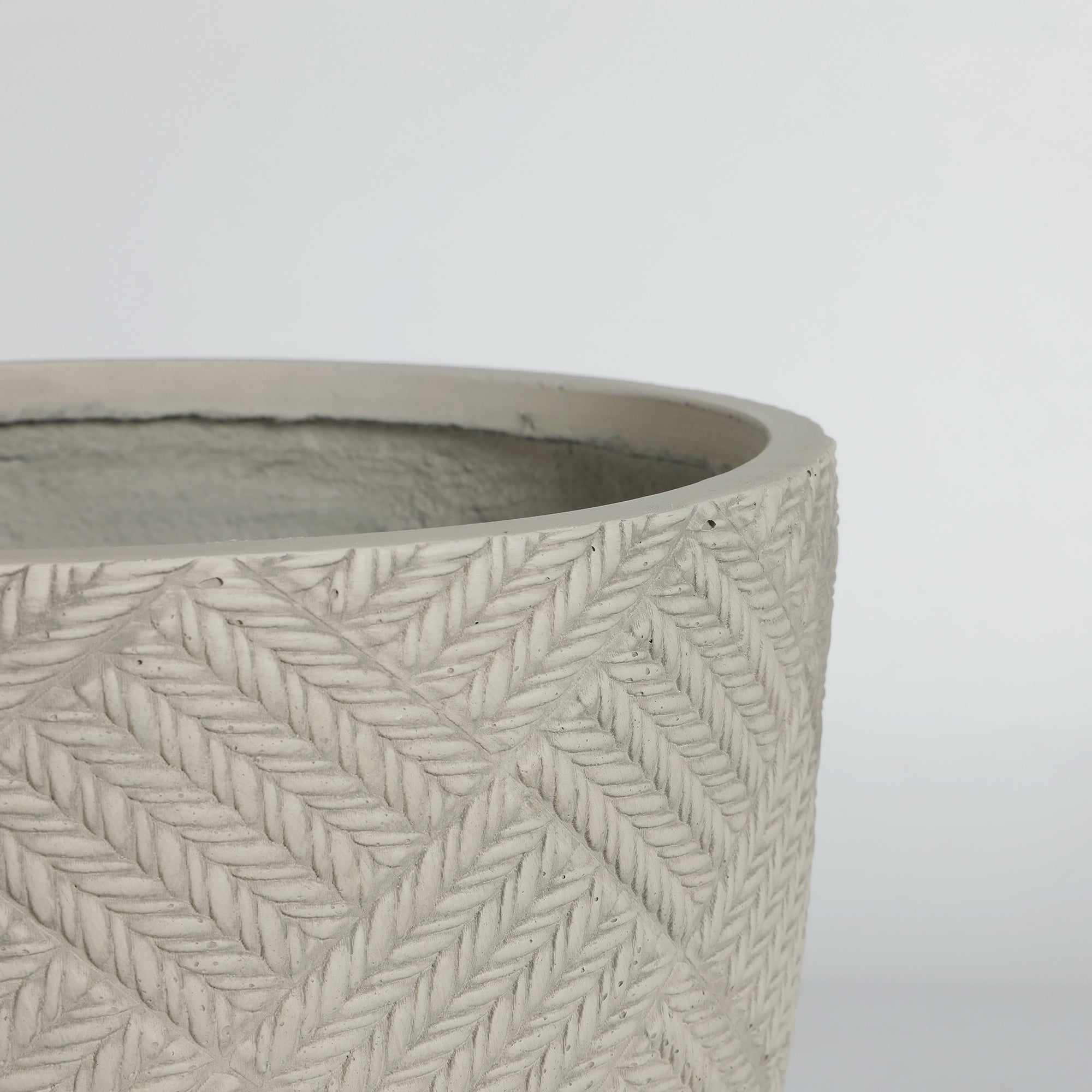 Round Concrete Planter Set of 2