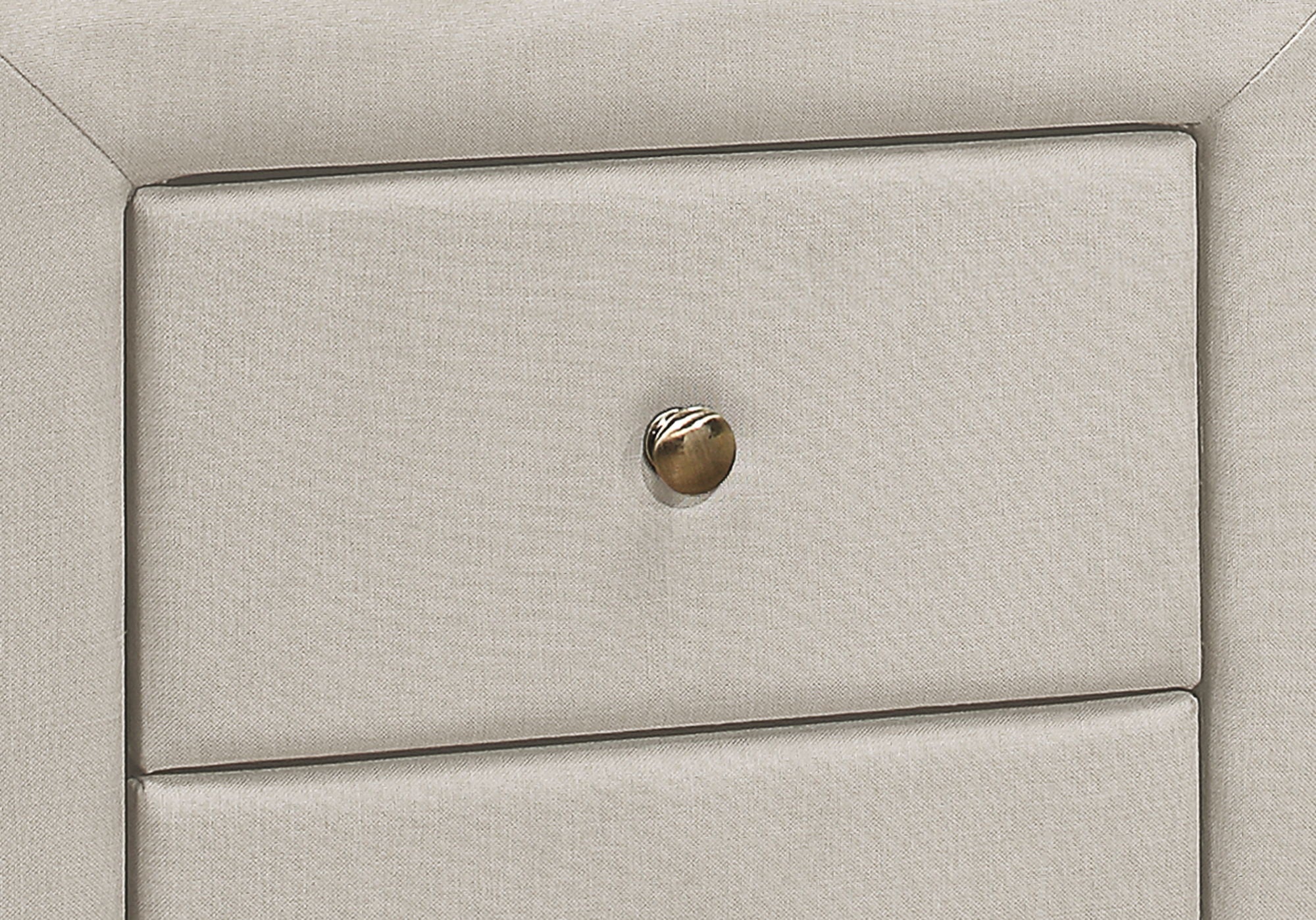 Nightstand With Storage Drawer, Upholstered, Transitional