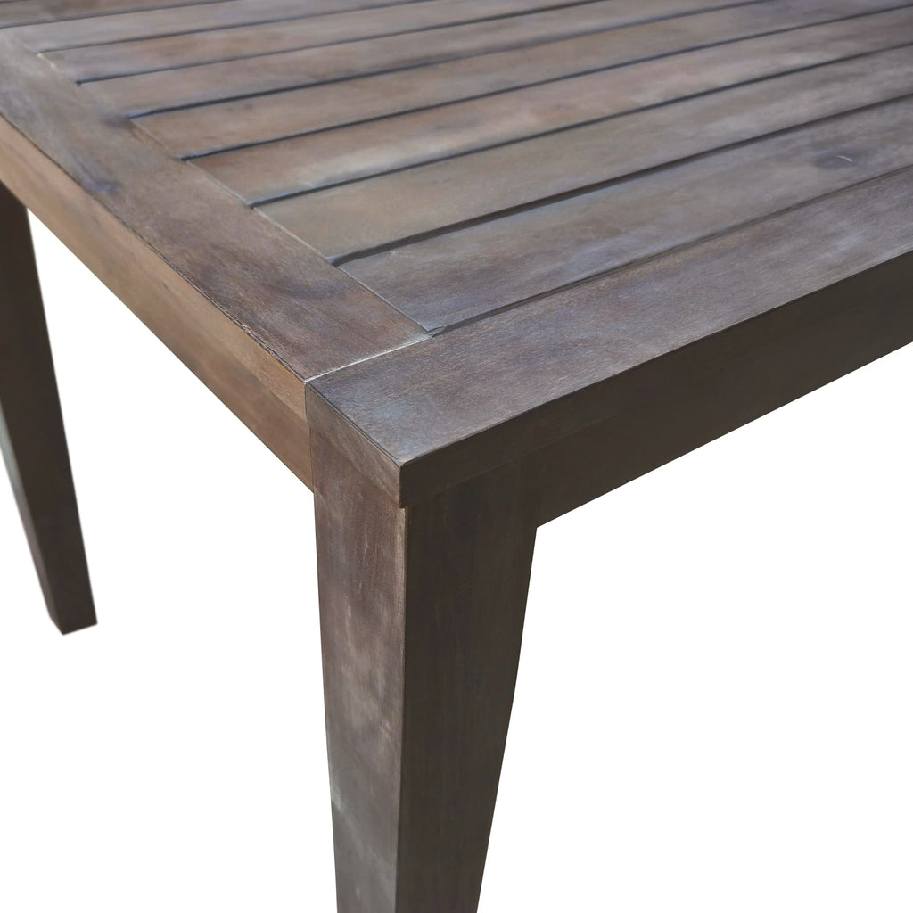 U_Style 7 Pieces Acacia Wood Outdoor Dining Set with Cushions