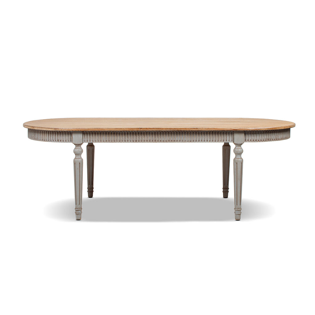Colette 94' Reclaimed Wood Oval Dining Table