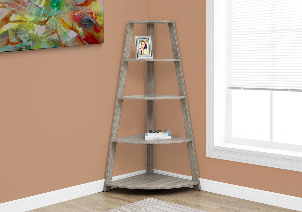 4-Tier Corner Bookshelf, Modern & Contemporary Style