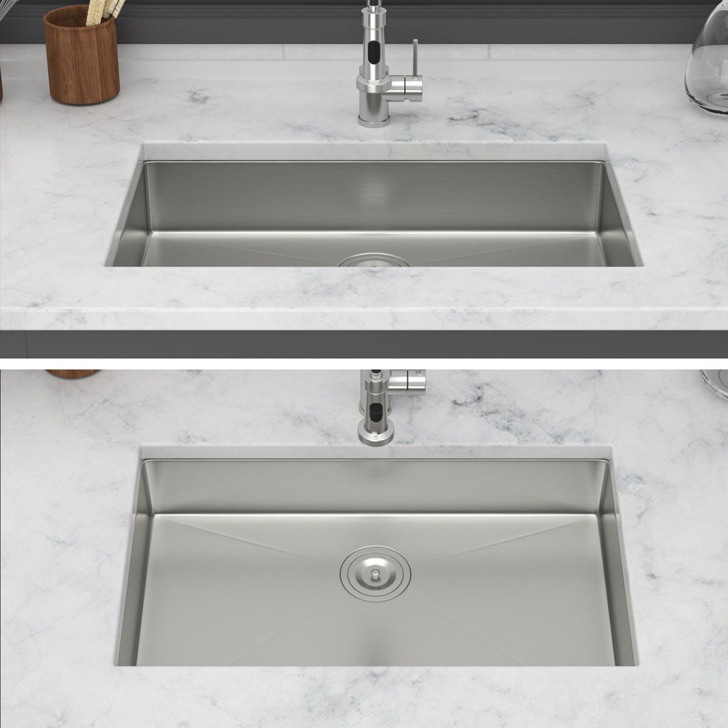 Undermount Sink Low Depth Single Bowl