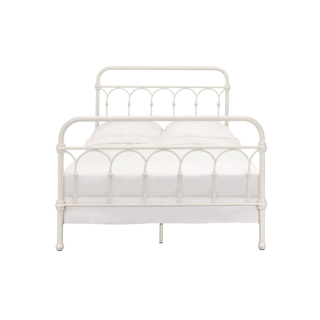 Citron Full Bed - Elegant Metal Panel Design