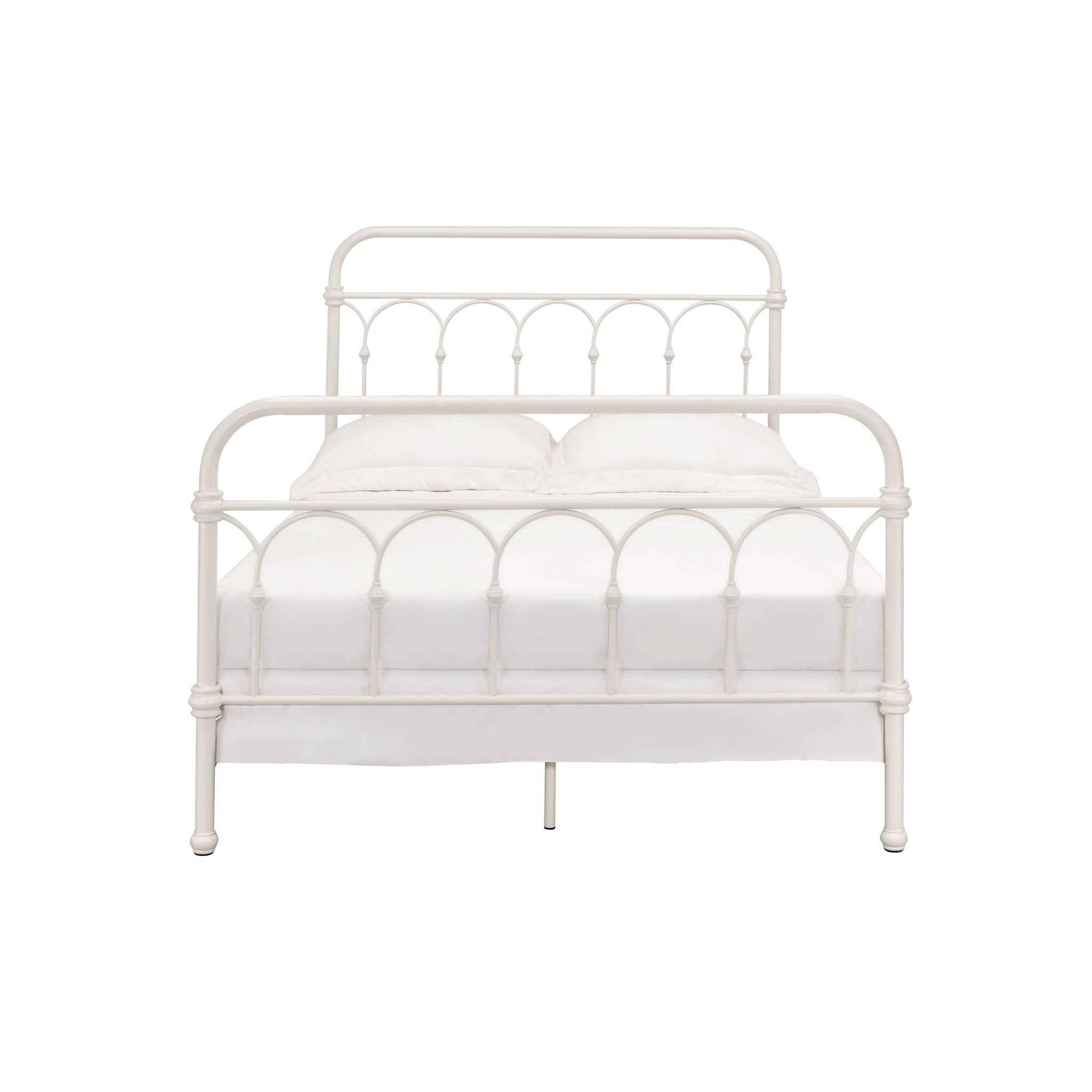 Citron Full Bed - Elegant Metal Panel Design