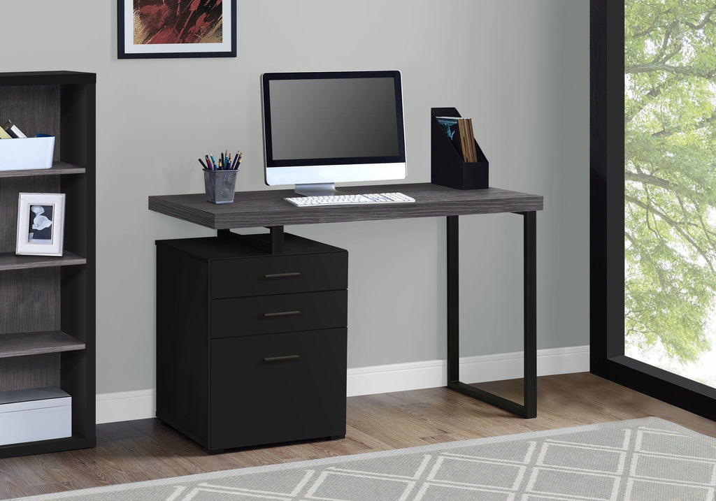Computer Desk For Home Office, Left or Right Setup with Storage Drawers